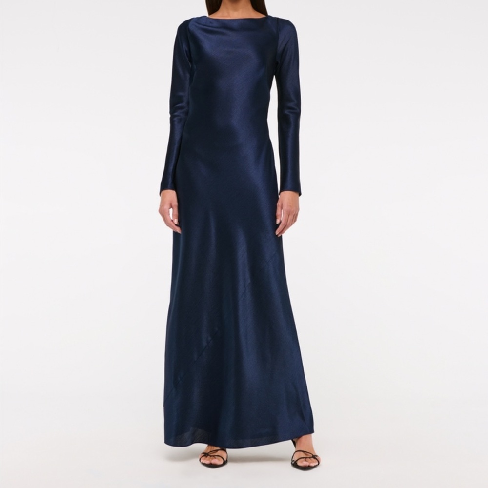 Abercrombie & Fitch Midnight Blue Long Sleeve Dress